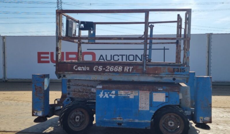 Genie GS2668RT Manlifts For Auction: Leeds, UK – 30th April, 1st, 2nd & 3rd May 25 full