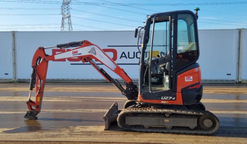 2016 Kubota U27-4 Mini Excavators For Auction: Leeds, UK – 30th April, 1st, 2nd & 3rd May 25 full