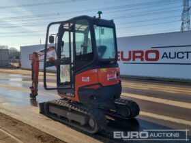 2016 Kubota U27-4 Mini Excavators For Auction: Leeds, UK – 30th April, 1st, 2nd & 3rd May 25 full
