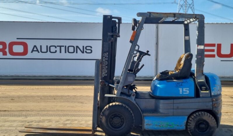 Toyota 15 Forklifts For Auction: Leeds, UK – 30th April, 1st, 2nd & 3rd May 25 full
