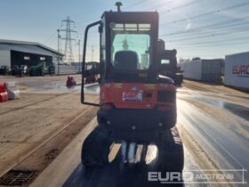 2016 Kubota U27-4 Mini Excavators For Auction: Leeds, UK – 30th April, 1st, 2nd & 3rd May 25 full