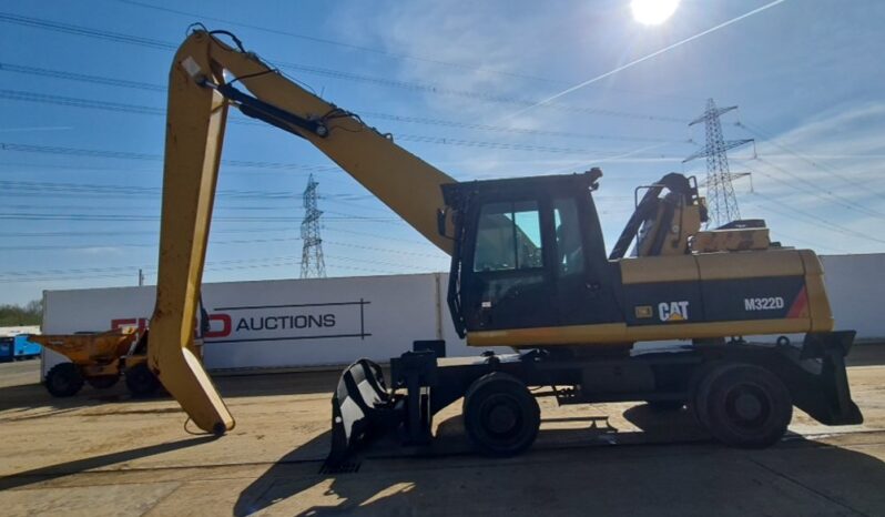 CAT M322D Wheeled Excavators For Auction: Leeds, UK – 30th April, 1st, 2nd & 3rd May 25 full