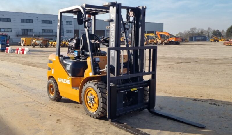 Unused 2025 Apache HH30Z Forklifts For Auction: Leeds, UK – 30th April, 1st, 2nd & 3rd May 25 full
