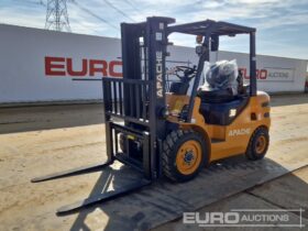 Unused 2025 Apache HH30Z Forklifts For Auction: Leeds, UK – 30th April, 1st, 2nd & 3rd May 25