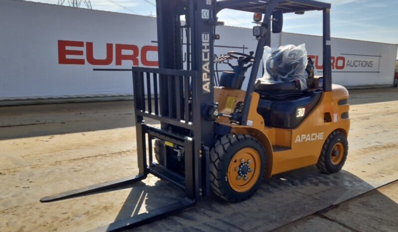 Unused 2025 Apache HH30Z Forklifts For Auction: Leeds, UK – 30th April, 1st, 2nd & 3rd May 25