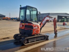 2016 Kubota U27-4 Mini Excavators For Auction: Leeds, UK – 30th April, 1st, 2nd & 3rd May 25 full