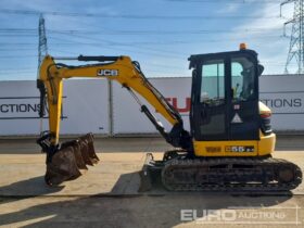 2018 JCB 55Z-1 Mini Excavators For Auction: Leeds, UK – 30th April, 1st, 2nd & 3rd May 25 full