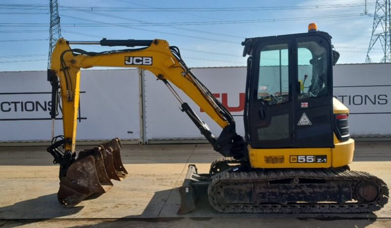2018 JCB 55Z-1 Mini Excavators For Auction: Leeds, UK – 30th April, 1st, 2nd & 3rd May 25 full
