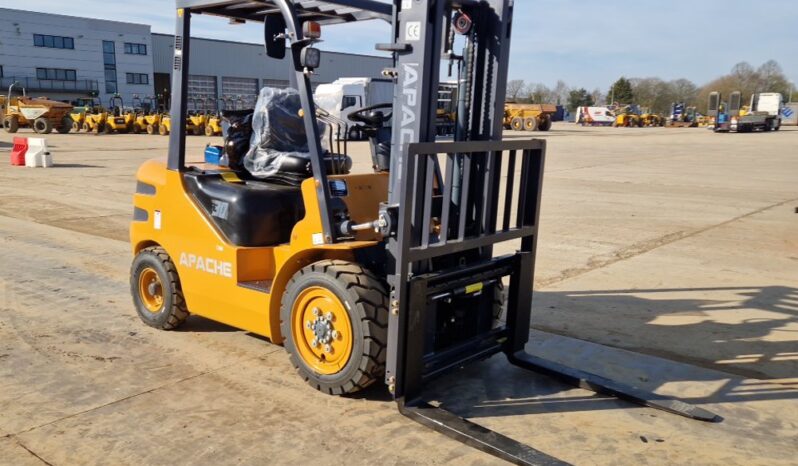 Unused 2025 Apache HH30Z Forklifts For Auction: Leeds, UK – 30th April, 1st, 2nd & 3rd May 25 full