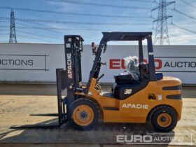 Unused 2025 Apache HH30Z Forklifts For Auction: Leeds, UK – 30th April, 1st, 2nd & 3rd May 25 full