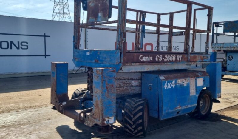 Genie GS2668RT Manlifts For Auction: Leeds, UK – 30th April, 1st, 2nd & 3rd May 25
