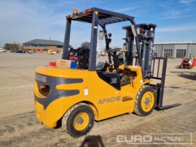 Unused 2025 Apache HH30Z Forklifts For Auction: Leeds, UK – 30th April, 1st, 2nd & 3rd May 25 full