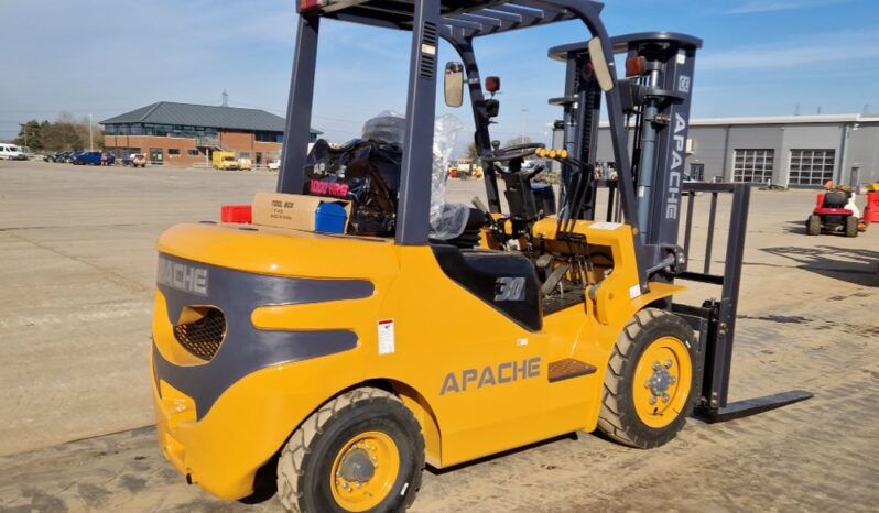 Unused 2025 Apache HH30Z Forklifts For Auction: Leeds, UK – 30th April, 1st, 2nd & 3rd May 25 full