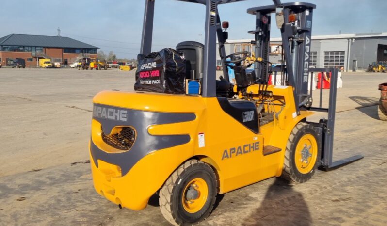 Unused 2025 Apache HH30Z Forklifts For Auction: Leeds, UK – 30th April, 1st, 2nd & 3rd May 25 full