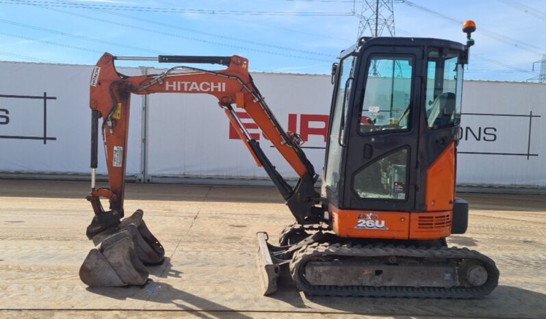 2019 Hitachi ZX26U-6 CR Mini Excavators For Auction: Leeds, UK – 30th April, 1st, 2nd & 3rd May 25 full
