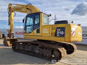 Komatsu PC210LC-8 20 Ton+ Excavators For Auction: Leeds, UK – 30th April, 1st, 2nd & 3rd May 25 full