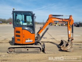 2019 Hitachi ZX26U-6 CR Mini Excavators For Auction: Leeds, UK – 30th April, 1st, 2nd & 3rd May 25 full