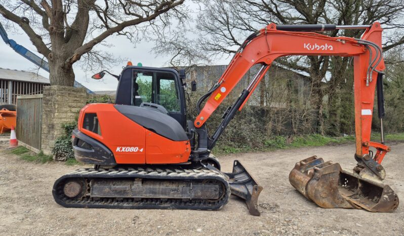 Kubota KX080-4A Excavator full
