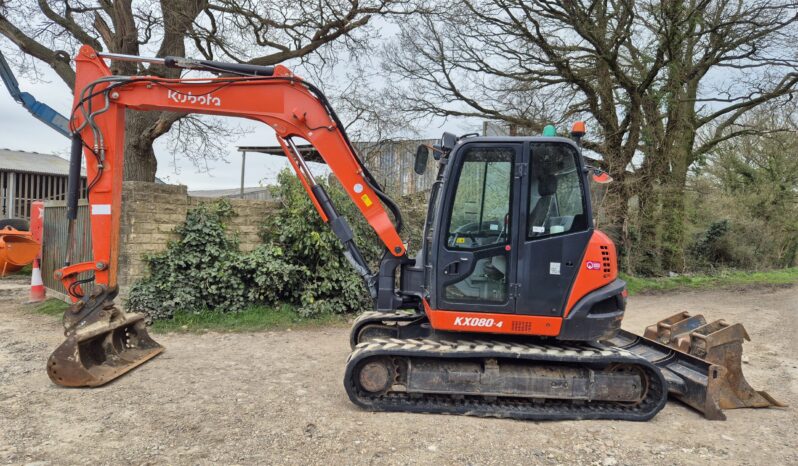 Kubota KX080-4A Excavator full