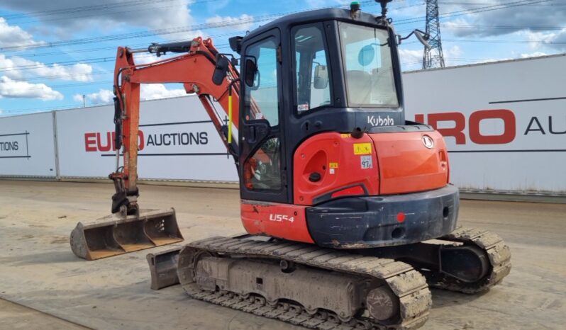 2018 Kubota U55-4 Mini Excavators For Auction: Leeds, UK – 30th April, 1st, 2nd & 3rd May 25 full