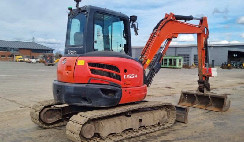 2018 Kubota U55-4 Mini Excavators For Auction: Leeds, UK – 30th April, 1st, 2nd & 3rd May 25 full