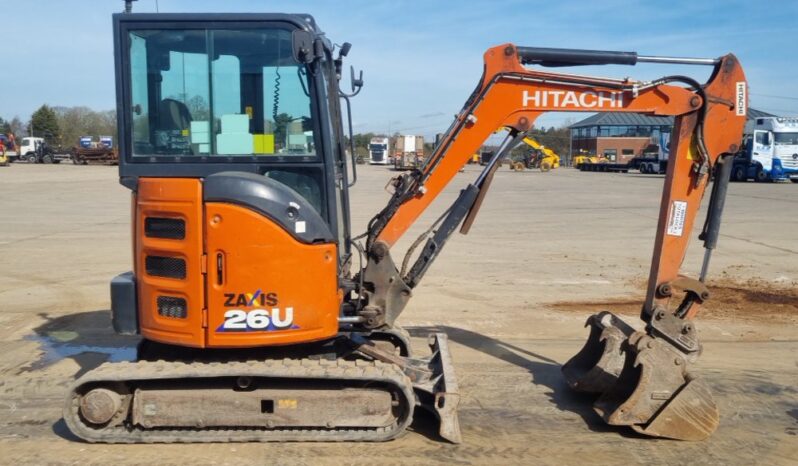 2019 Hitachi ZX26U-6 CR Mini Excavators For Auction: Leeds, UK – 30th April, 1st, 2nd & 3rd May 25 full