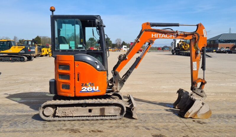 2019 Hitachi ZX26U-6 CR Mini Excavators For Auction: Leeds, UK – 30th April, 1st, 2nd & 3rd May 25 full