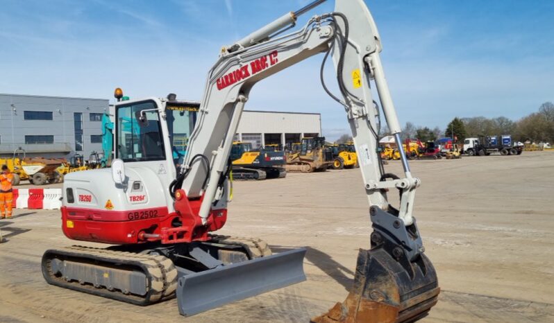 2021 Takeuchi TB260 6 Ton+ Excavators For Auction: Leeds, UK – 30th April, 1st, 2nd & 3rd May 25 full