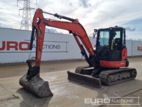 2018 Kubota U55-4 Mini Excavators For Auction: Leeds, UK – 30th April, 1st, 2nd & 3rd May 25