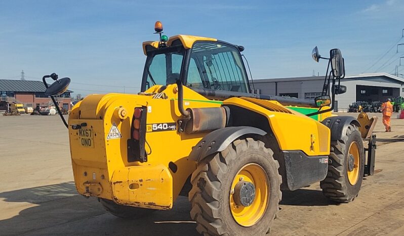 2017 JCB 540-140 Hi Viz Telehandlers For Auction: Leeds, UK – 30th April, 1st, 2nd & 3rd May 25 full