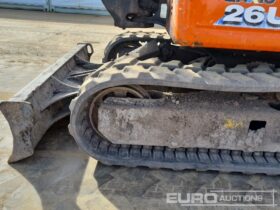 2019 Hitachi ZX26U-6 CR Mini Excavators For Auction: Leeds, UK – 30th April, 1st, 2nd & 3rd May 25 full
