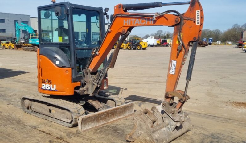2019 Hitachi ZX26U-6 CR Mini Excavators For Auction: Leeds, UK – 30th April, 1st, 2nd & 3rd May 25 full