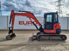 2018 Kubota U55-4 Mini Excavators For Auction: Leeds, UK – 30th April, 1st, 2nd & 3rd May 25 full