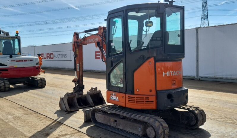 2019 Hitachi ZX26U-6 CR Mini Excavators For Auction: Leeds, UK – 30th April, 1st, 2nd & 3rd May 25 full