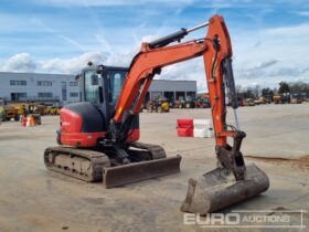 2018 Kubota U55-4 Mini Excavators For Auction: Leeds, UK – 30th April, 1st, 2nd & 3rd May 25 full
