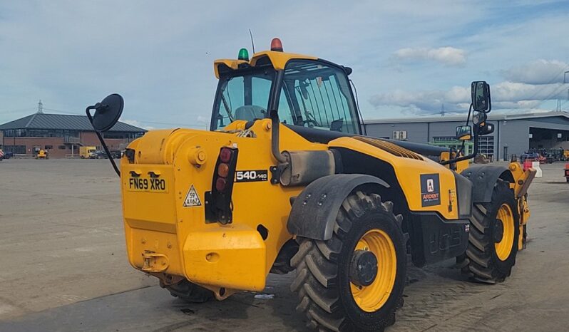 2019 JCB 540-140 Hi Viz Telehandlers For Auction: Leeds, UK – 30th April, 1st, 2nd & 3rd May 25 full