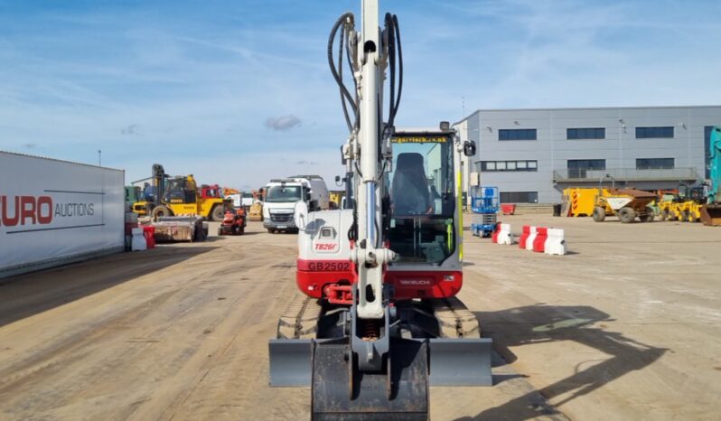 2021 Takeuchi TB260 6 Ton+ Excavators For Auction: Leeds, UK – 30th April, 1st, 2nd & 3rd May 25 full
