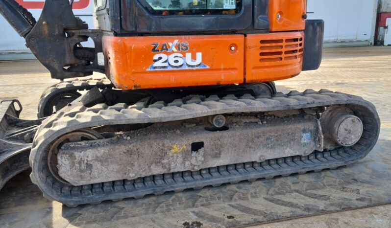 2019 Hitachi ZX26U-6 CR Mini Excavators For Auction: Leeds, UK – 30th April, 1st, 2nd & 3rd May 25 full