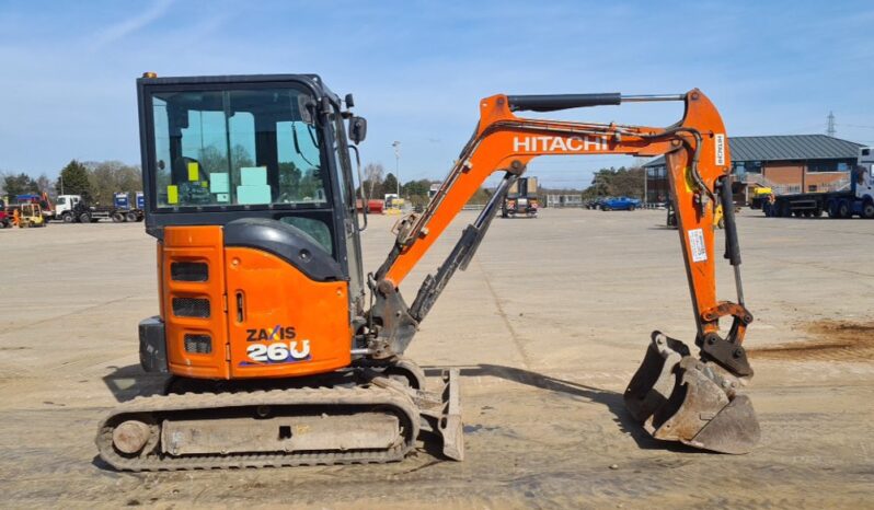 2019 Hitachi ZX26U-6 CR Mini Excavators For Auction: Leeds, UK – 30th April, 1st, 2nd & 3rd May 25 full
