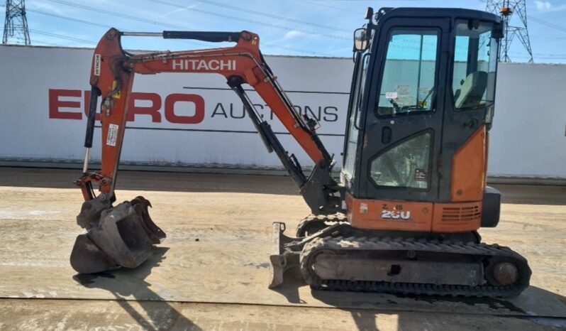2019 Hitachi ZX26U-6 CR Mini Excavators For Auction: Leeds, UK – 30th April, 1st, 2nd & 3rd May 25 full