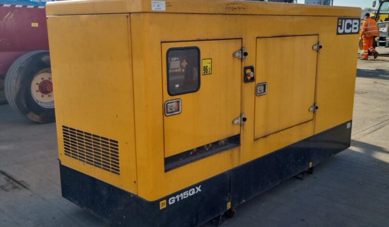 2011 JCB G115QX Generators For Auction: Leeds, UK – 30th April, 1st, 2nd & 3rd May 25 full