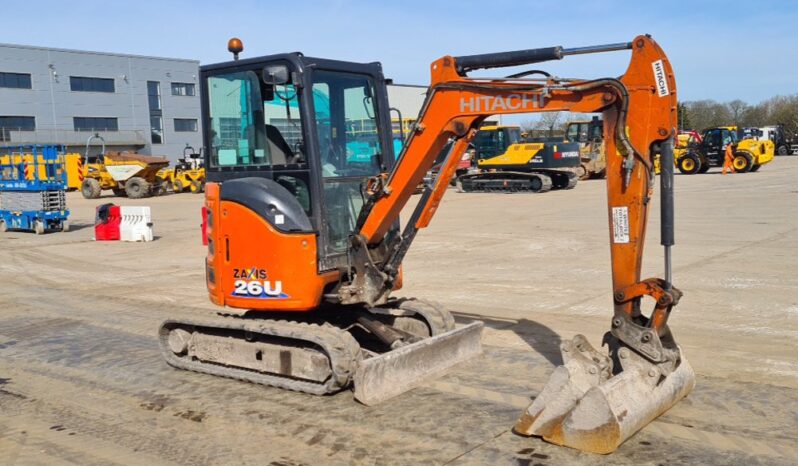 2019 Hitachi ZX26U-6 CR Mini Excavators For Auction: Leeds, UK – 30th April, 1st, 2nd & 3rd May 25 full