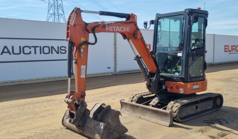 2019 Hitachi ZX26U-6 CR Mini Excavators For Auction: Leeds, UK – 30th April, 1st, 2nd & 3rd May 25