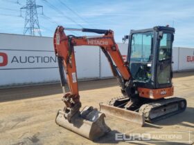 2019 Hitachi ZX26U-6 CR Mini Excavators For Auction: Leeds, UK – 30th April, 1st, 2nd & 3rd May 25