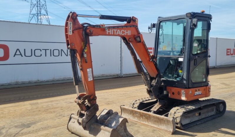 2019 Hitachi ZX26U-6 CR Mini Excavators For Auction: Leeds, UK – 30th April, 1st, 2nd & 3rd May 25
