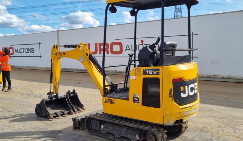 2021 JCB 16C-1 Mini Excavators For Auction: Leeds, UK – 30th April, 1st, 2nd & 3rd May 25 full