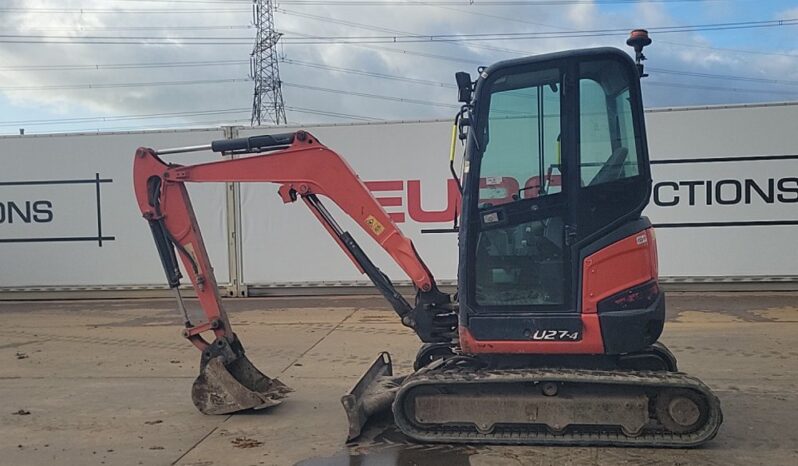 2018 Kubota U27-4 Mini Excavators For Auction: Leeds, UK – 30th April, 1st, 2nd & 3rd May 25 full