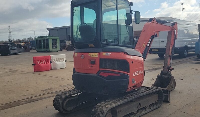 2018 Kubota U27-4 Mini Excavators For Auction: Leeds, UK – 30th April, 1st, 2nd & 3rd May 25 full