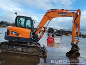 2022 Doosan DX85R-3 6 Ton+ Excavators For Auction: Leeds, UK – 30th April, 1st, 2nd & 3rd May 25 full