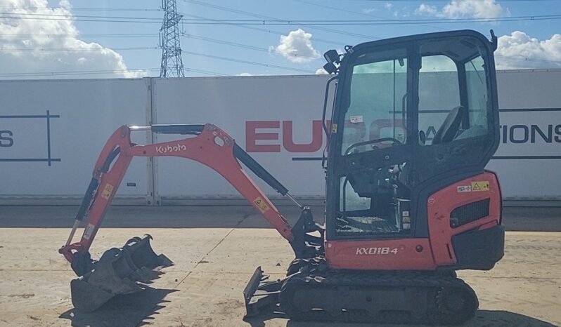 2021 Kubota KX018-4 Mini Excavators For Auction: Leeds, UK – 30th April, 1st, 2nd & 3rd May 25 full